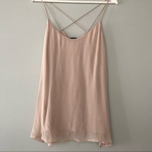 light pink multi-layered tank from saks 5th ave